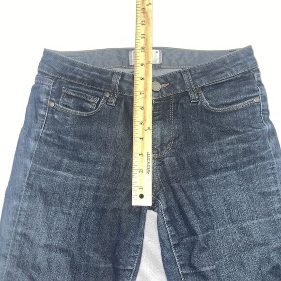 PAIGE Dark Blue Boot Cut Jeans - Picture 7 of 10